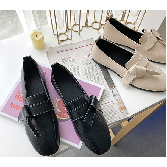 D149- giày mọi nữ, giày búp bê đính nơ | BigBuy360 - bigbuy360.vn