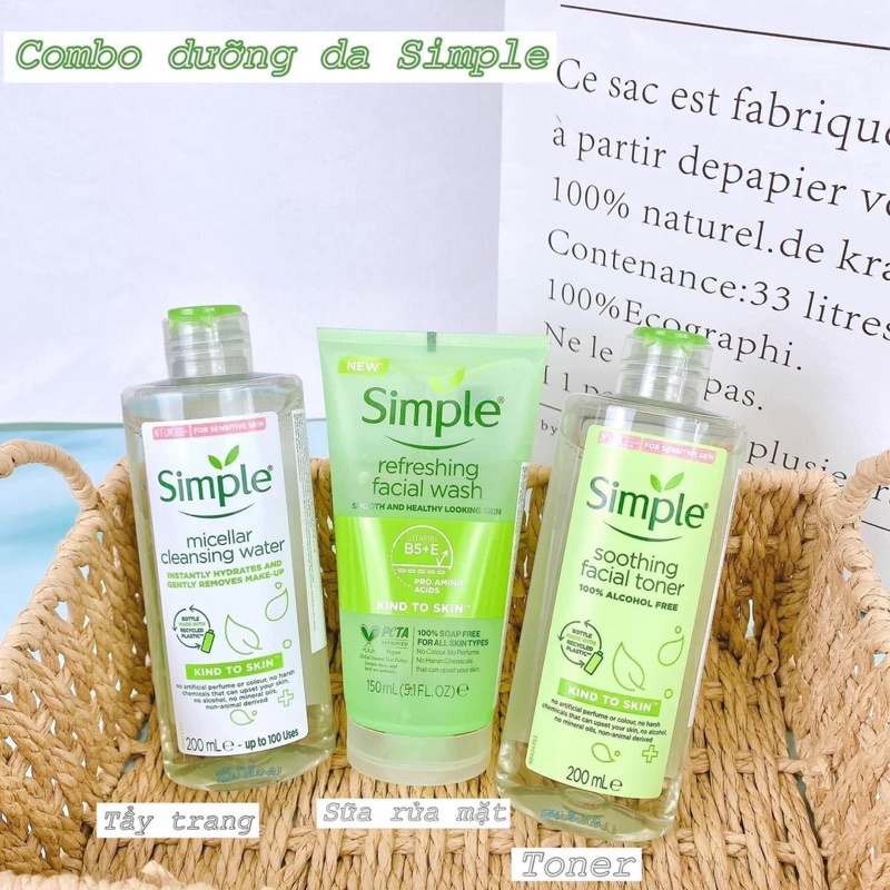 COMBO SIMPLE LÀNH TÍNH CHÍNH HÃNG