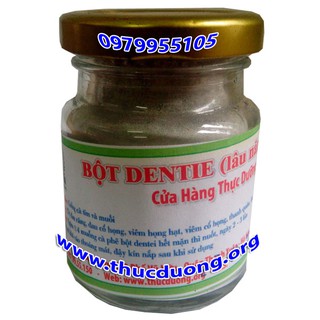Bột dentie ngậm lâu năm lọ 70g Thực Dưỡng Bà Loan