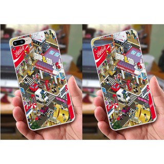 Ốp lưng iPhone 7 Plus / 8 Plus (dẻo viền trắng trong) - Brands
