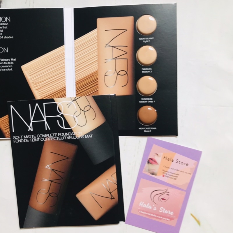 Mẫu thử kem nền các loại ILIA, NARS, Fenty Beauty, Rare Beauty, Huda Beauty, Makeup For Ever, Tarte,Milk, Giorgio Amarni