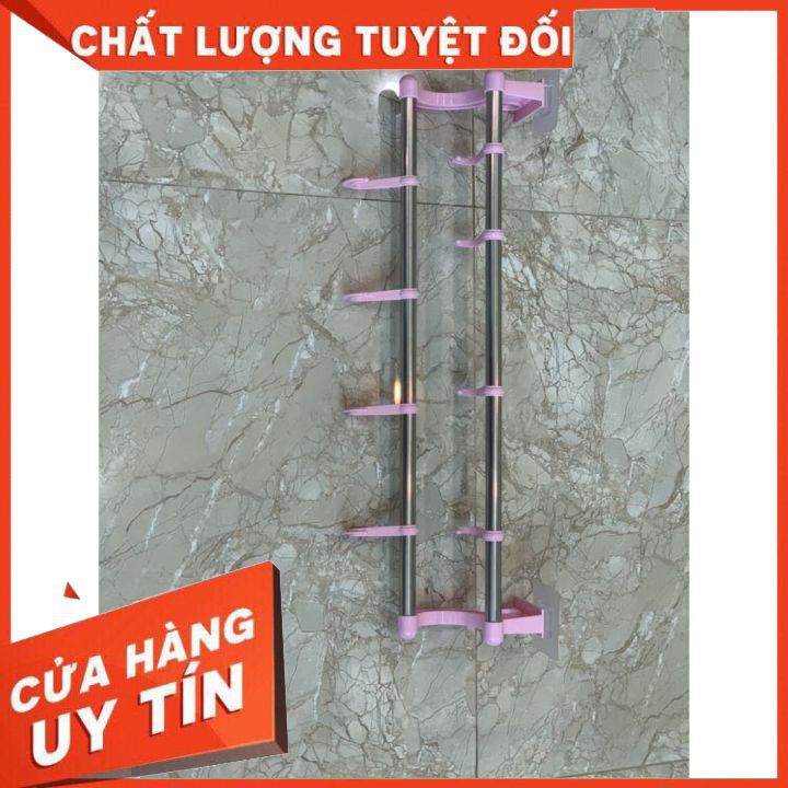 Móc treo khăn nhà tắm dán tường nhà bếp không cần khoan vít làm bằng inox sang trọng