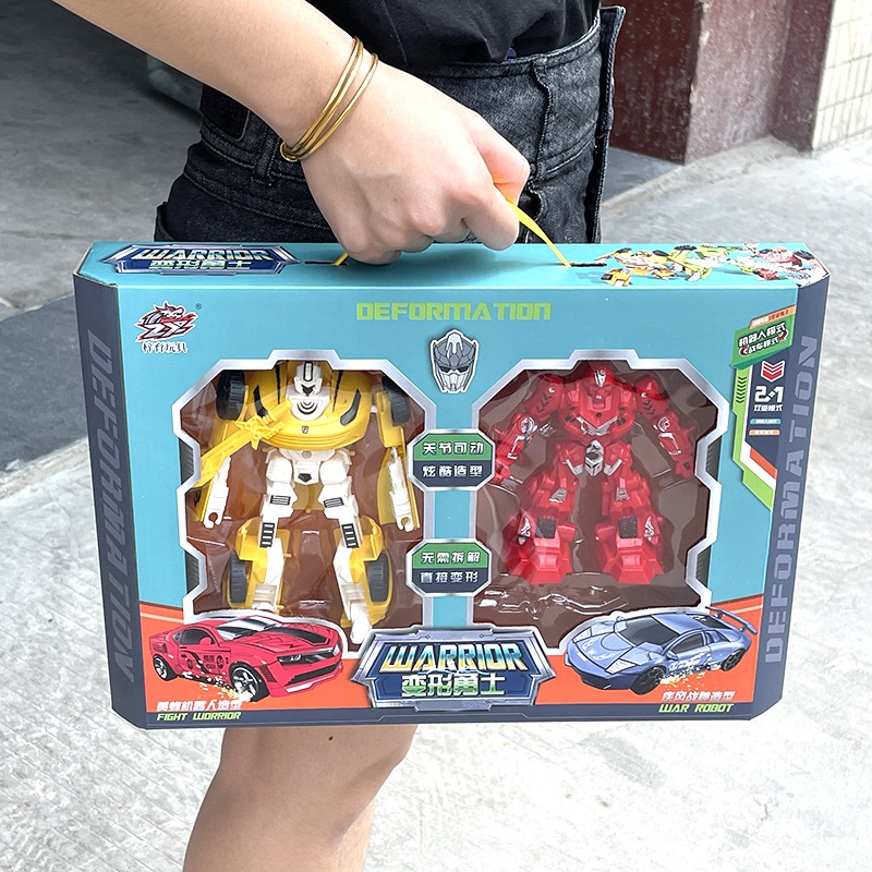 Đồ chơi robot biến hình đua xe tốc độ, chiến binh người máy, lắp ráp xếp hình Robot bumblebee