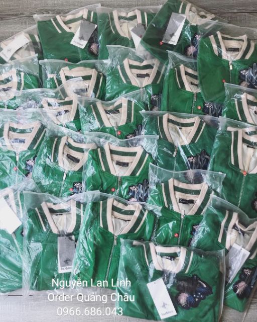 BOMBER XANH HỌA TIẾT