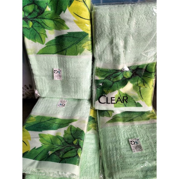 KHĂN TẮM CLEAR/ TRESemmé/ DOVE XANH 50*100CM