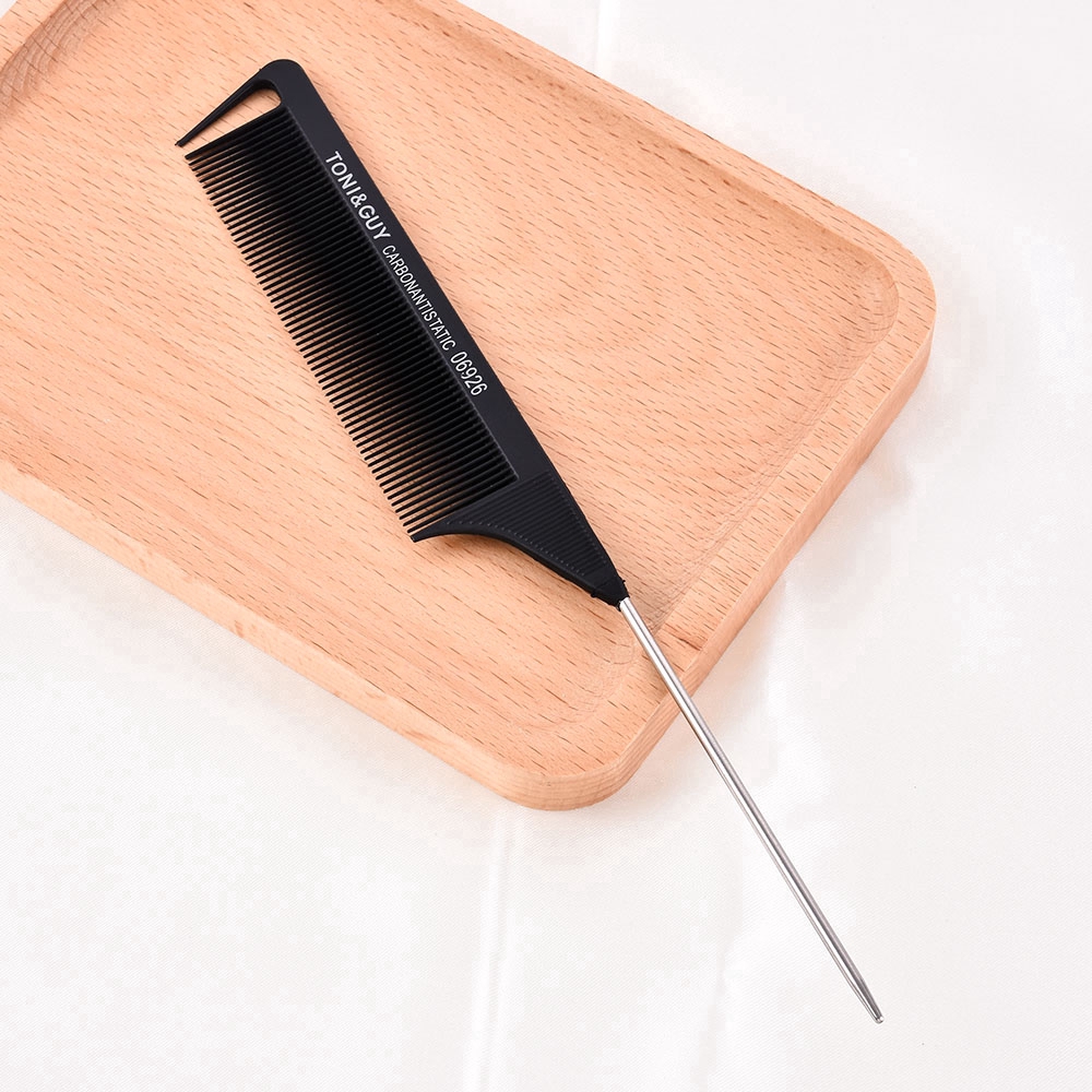 [Hàng mới về] Lược dài đầu kim loại 22cm dành cho rẽ ngôi tóc tạo kiểu mới