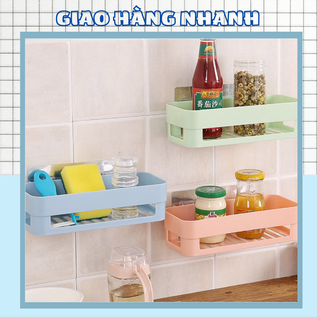 Kệ Nhựa Để Đồ Chữ Nhật Dán Tường Nhà Tắm - Kệ Dán Bao Chắc - Tiện Lợi, Sang Trọng 88230 Shop Giao Hàng Nhanh 88 88 | BigBuy360 - bigbuy360.vn