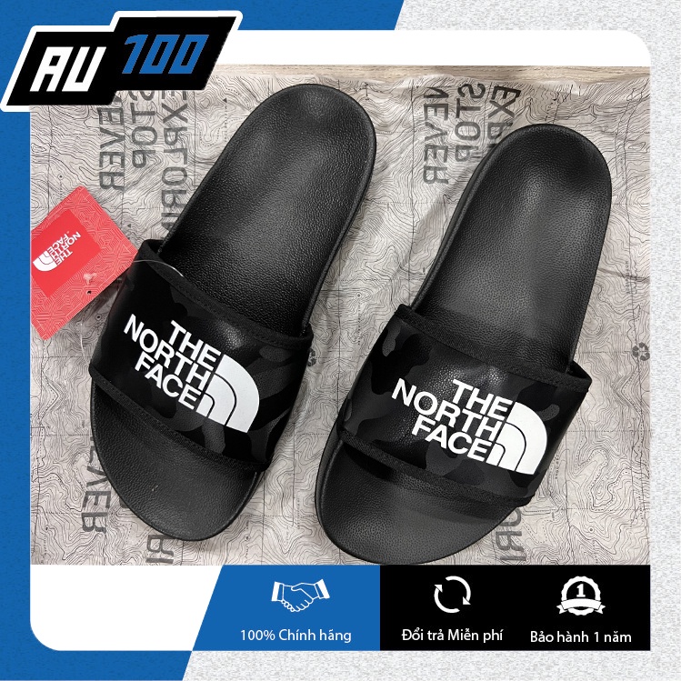 Dép The North Face Base Camp Slide III Black Camo Fullbox