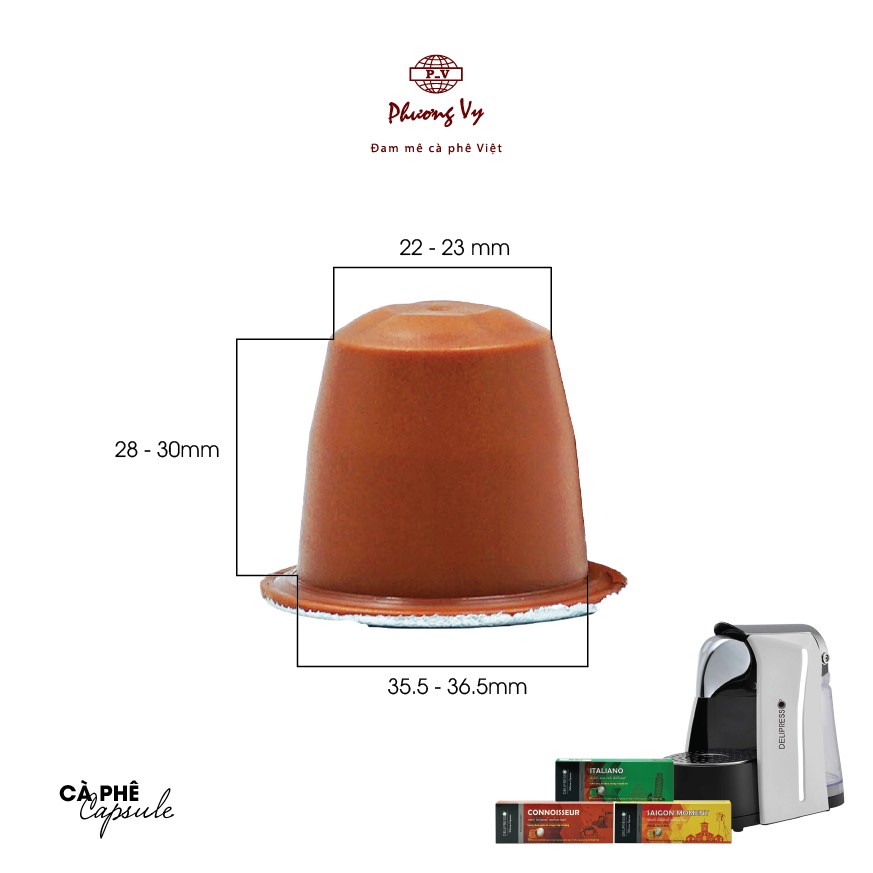 Capsules - Saigon Moment - 10 viên x 6g - Cà Phê Viên Nén Delipresso - Phương Vy Coffee | BigBuy360 - bigbuy360.vn