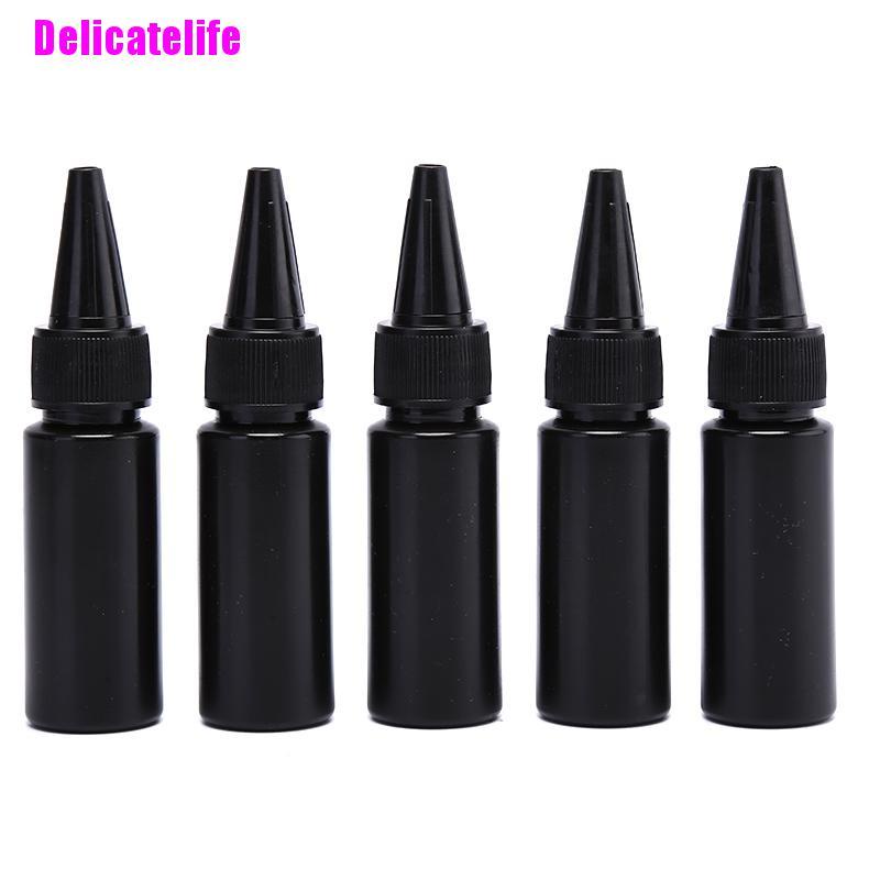 Set 5 chai rỗng 30ml bằng nhựa resin đựng dung dịch tiện dụng