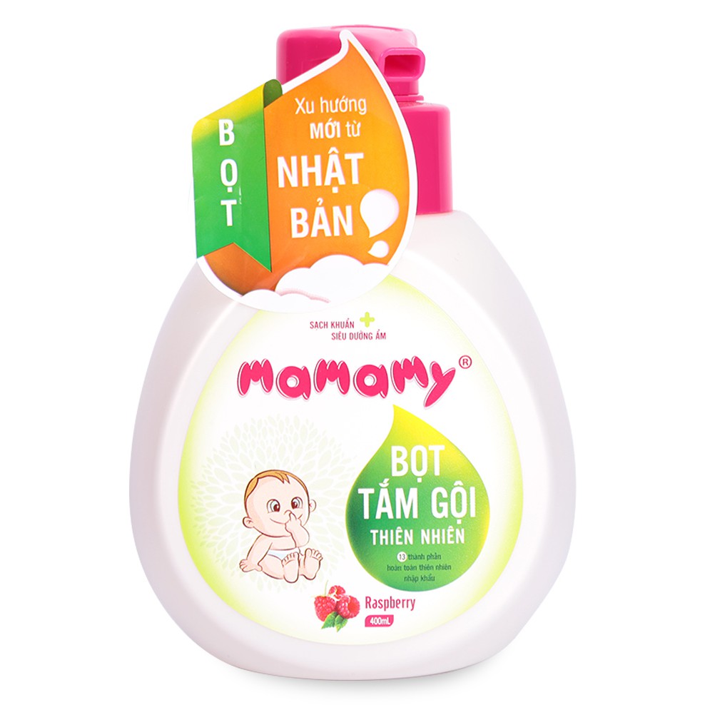 Sữa tắm gội dạng bọt mamamy