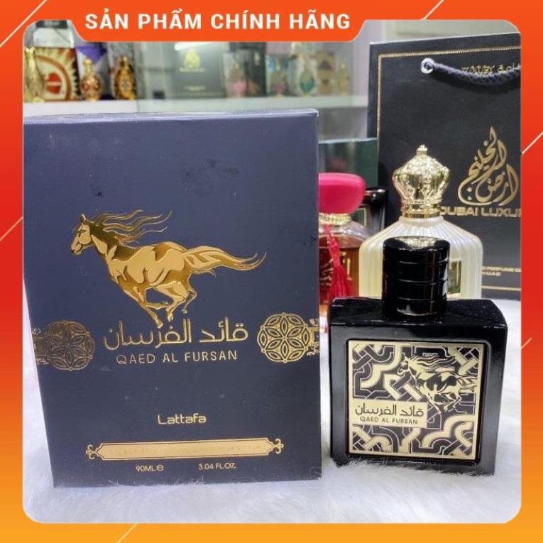 Nước hoa Dubai Qaed al Fursan 100ml nước hoa con ngựa  - M105