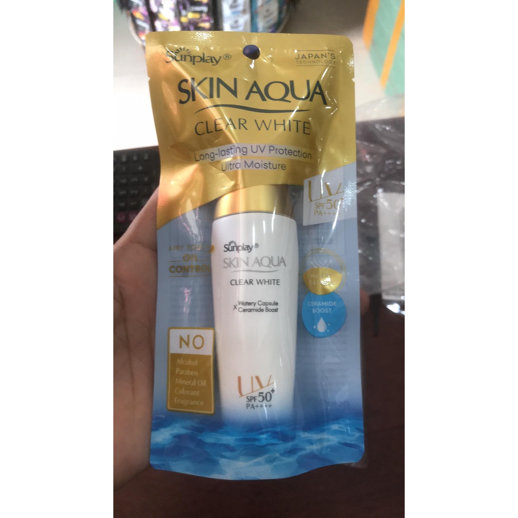 Sữa Chống Nắng Sunplay Skin Aqua Dưỡng Da Sáng Mịn Clear White SPF50+ PA++++
