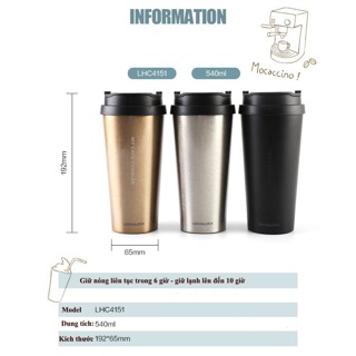 Ly giữ nhiệt lock&lock clip tumbler lhc4151-540ml