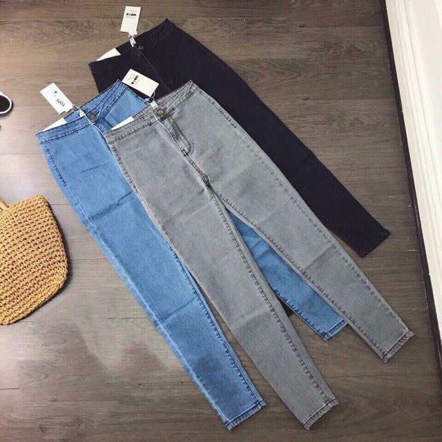 Quần Jeans Nữ Cạp Cao Siêu Co Giãn Ms : 007 | BigBuy360 - bigbuy360.vn