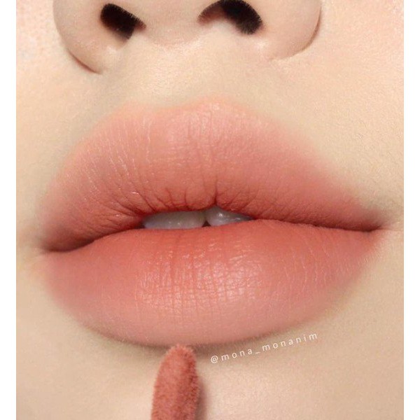 (AUTH, TEM HIDDEN TAG) Son Kem 3CE Blurring Liquid Lip Nude Scene – Màu Hồng Cam Nude