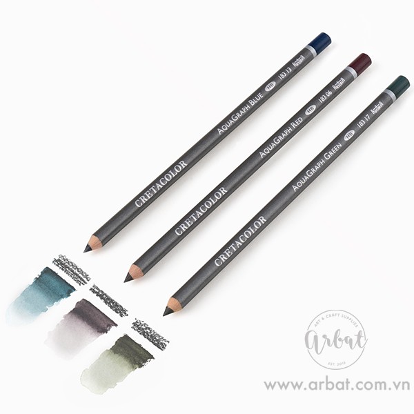 [ARBAT] Set chì nước có màu Cretacolor Aquagraph 6 cây