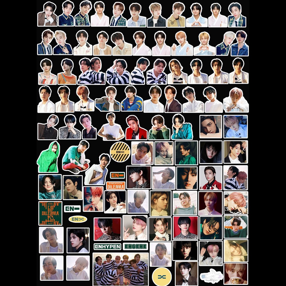 Set 100 Hình Dán Thần Tượng Dùng Trang Trí Album