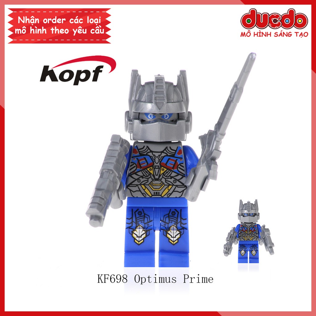 Minifigures robot Optimus và Bumblebee mới nhất - Đồ chơi Lắp ghép Xếp hình Mini Transformer Mô hình KF698 KF699