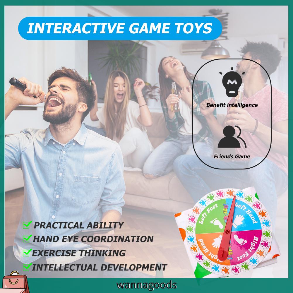 ☆READY☆ Twister Games Adult Kids Twisting Body Parent-Child Interactive Games Gift