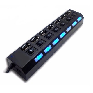 Hub 7 Cổng USB Có Công Tắc