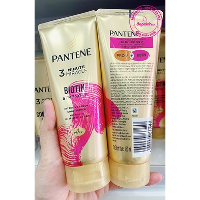 Dầu xả Pantene Pro-v 3 Minute Miracle Hair Fall Control 150gr ( Mẫu Mới )