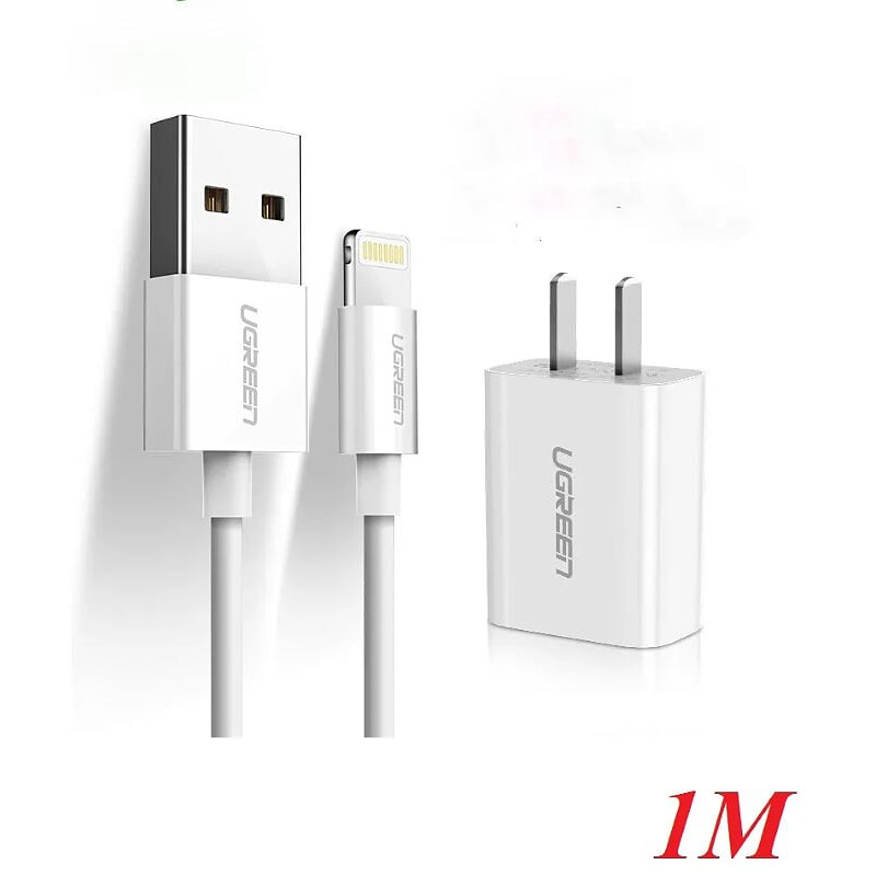 Ugreen 50907 Bộ sạc cho iPhone/iPad/iPod chứng nhận MFi của Apple 50907