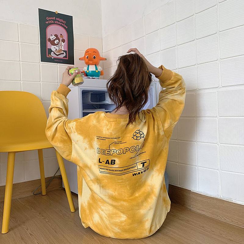 Áo Sweater Tay Dài Dáng Rộng Thời Trang Dành Cho Nam Và Nữ