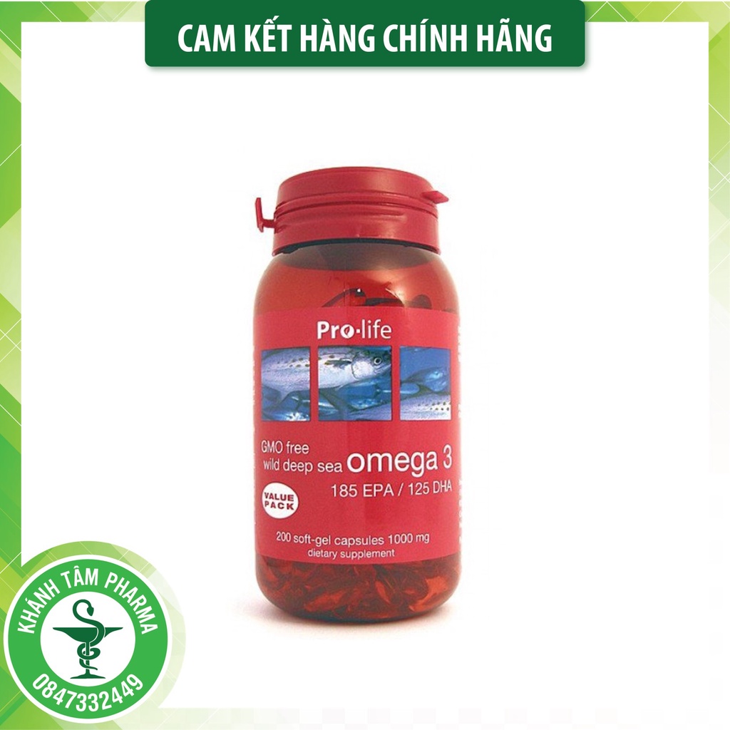 Omega 3 Cardio Pro-Life - Viên dầu cá - Omega-3 _Khánh Tâm ! !