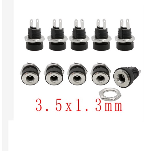 Đầu Nối Jack Cắm Nguồn Cái DC 12V 3A 5.5x2.1mm