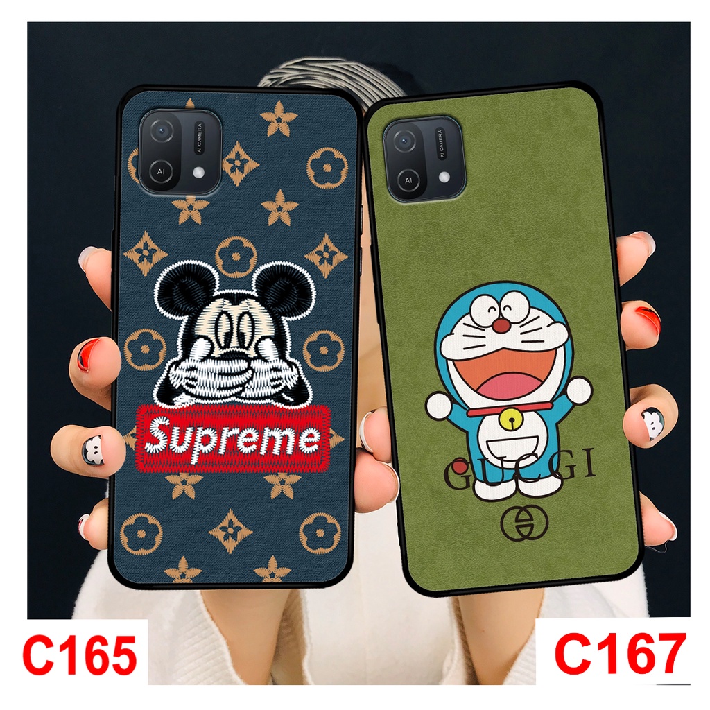 Ốp lưng Oppo A16k in hình gấu bearbrick , Doremon Guccii, Mickey L.V . ốp oppo a16k rẻ bền đẹp.
