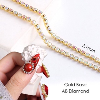 Dây xích đá nail trang trí móng