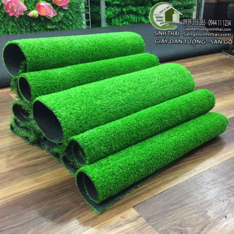 Tấm cỏ nhựa nhân tạo cao 1cm - kích thước 1m x 50cm [ BÁN THEO TẤM ]