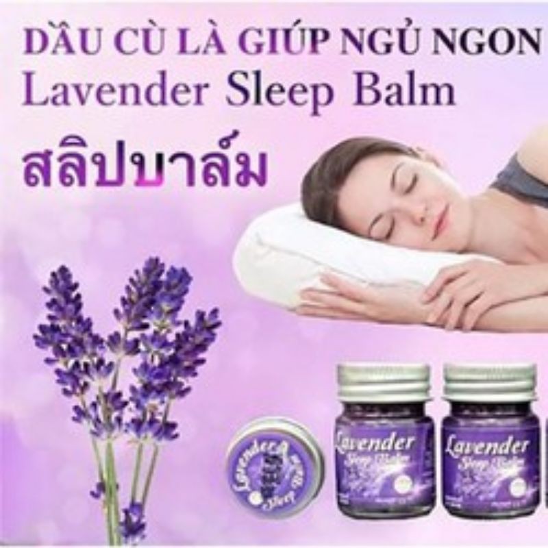 Cao bôi ngủ ngon, thư giãn Lavender Sleep Balm Thái Lan 15g