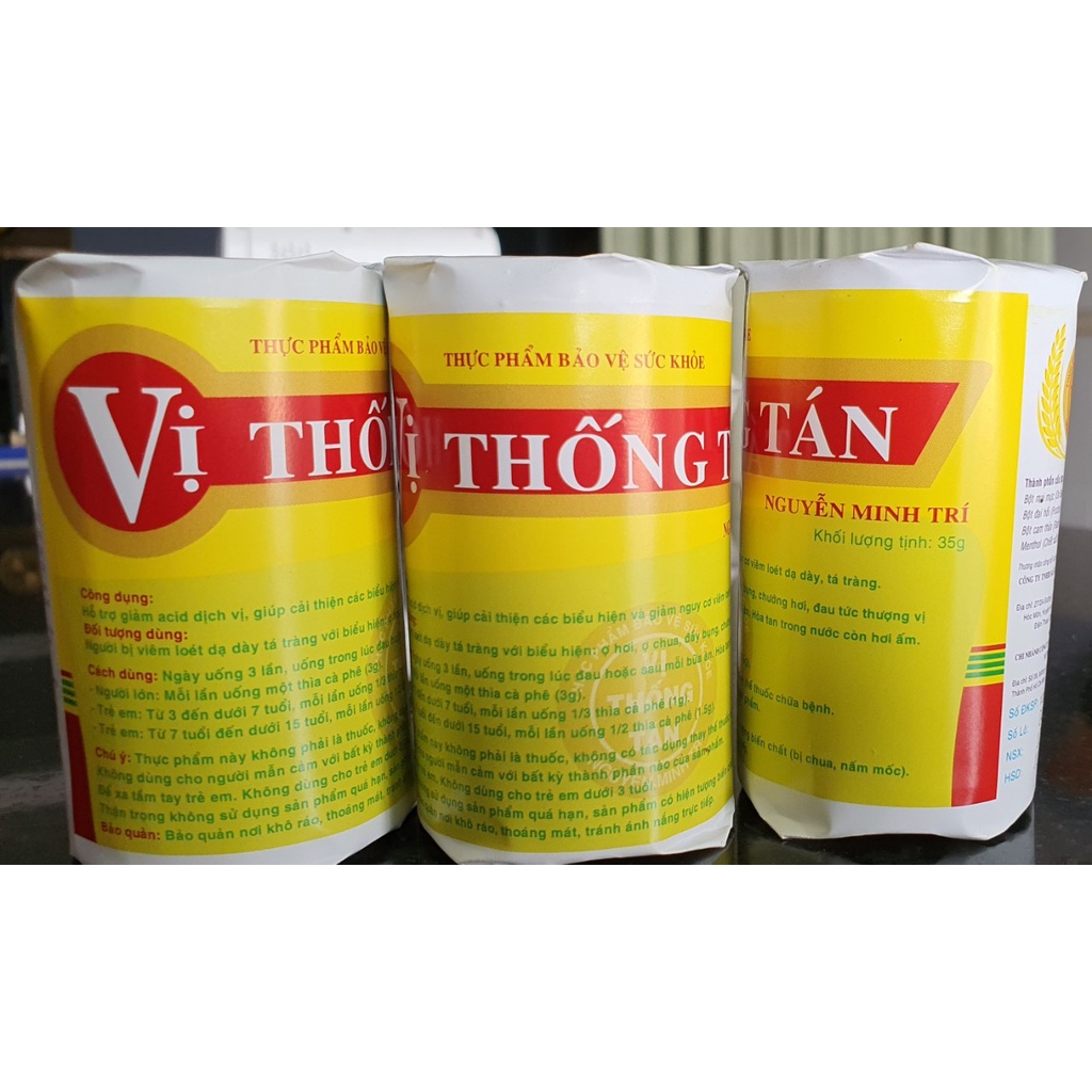 VỊ THỐNG TÁN TRÀO NGƯỢC DẠ DÀY, ĂN KHÔNG TIÊU, ĐẦY HƠI, ĐAU BỤNG, ĐAU DẠ DÀYl