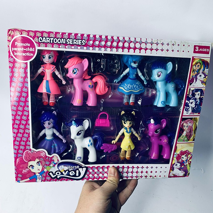 ĐỒ CHƠI NHÂN VẬT VÀ NGỰA PONY SẮC MÀU 0625