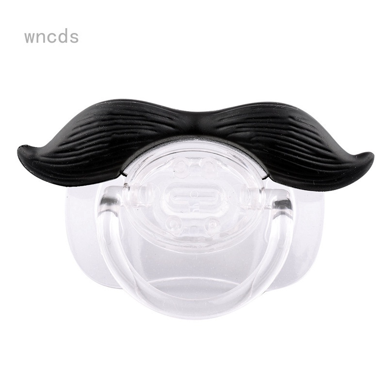 Núm ti ngậm nướu hình bộ râu ngộ nghĩnh cho bé