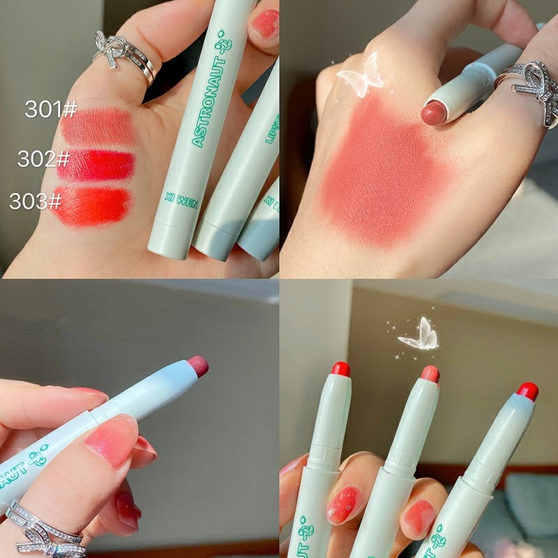 Son bút chì XIWEN mịn lì Astronaut Lipstick Pen velvet matte XWEN01