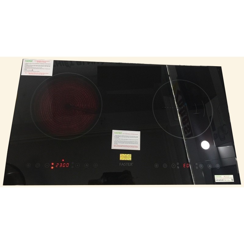 Bếp điện từ Faster FS 288HI, bếp điện từ đôi, bếp từ hồng ngoại, bếp hỗn hợp điện từ, bếp điện từ giá rẻ