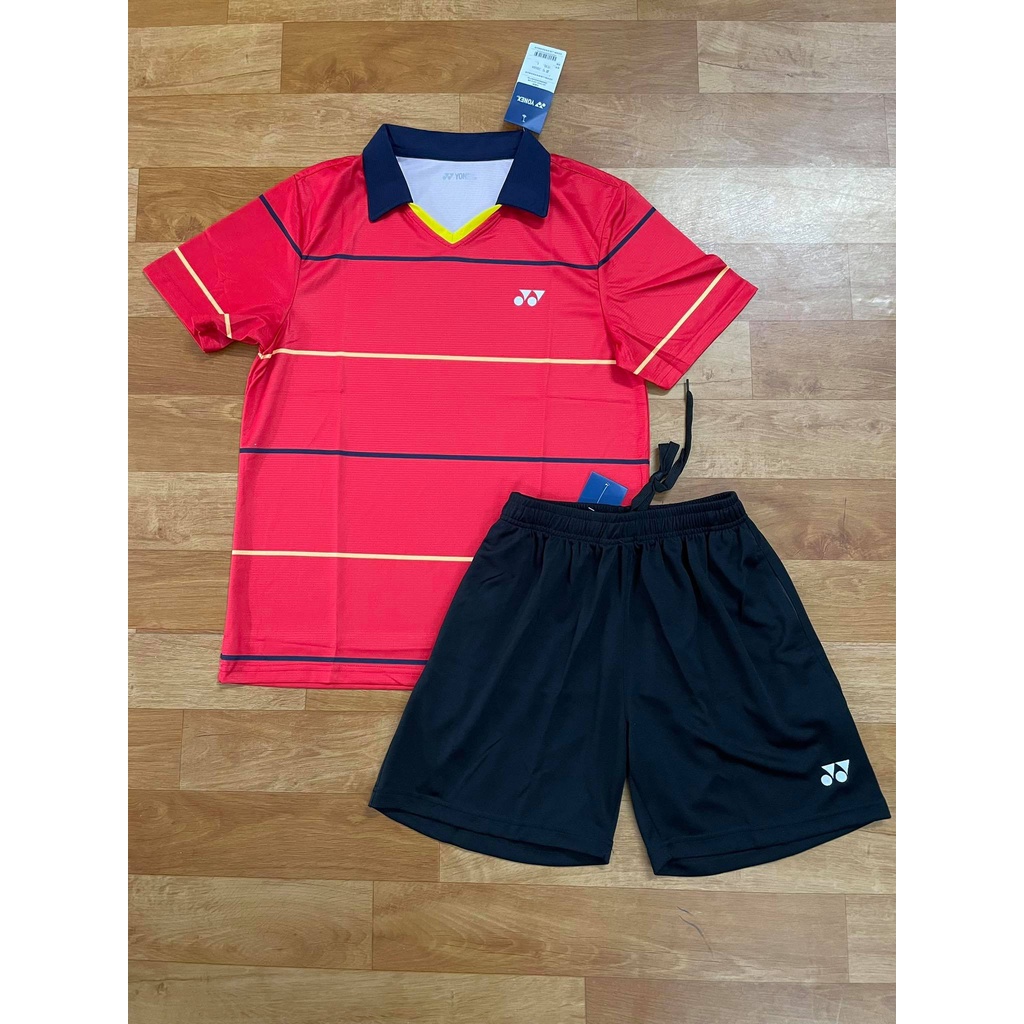 Quần áo cầu lông Yonex 2050 đỏ (nam,nữ)