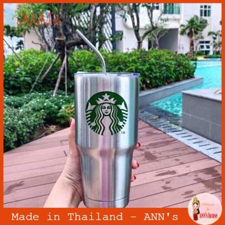 [HÀNG CHUẨN] Ly Giữ Nhiệt Made In Thái Lan 900ml - Tặng Kèm Ống Hút Inox, Túi Giữ Nhiệt, Nắp Chống Tràn, Cọ Rửa Bình