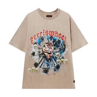 Áo thun Highclub Bad Ferriswheel Washed Tee - Brown