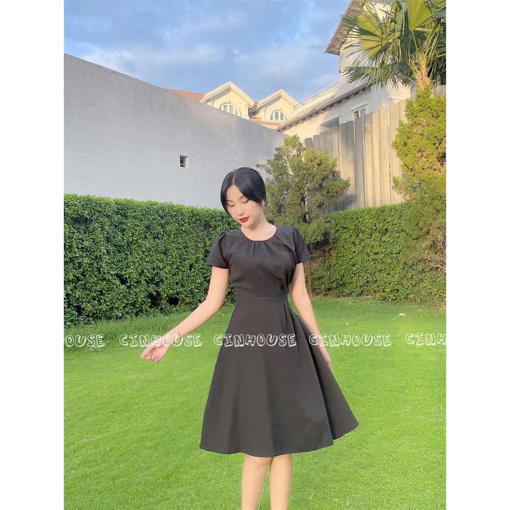 Đầm xòe nhấn eo Dyna 1501 CIN HOUSE