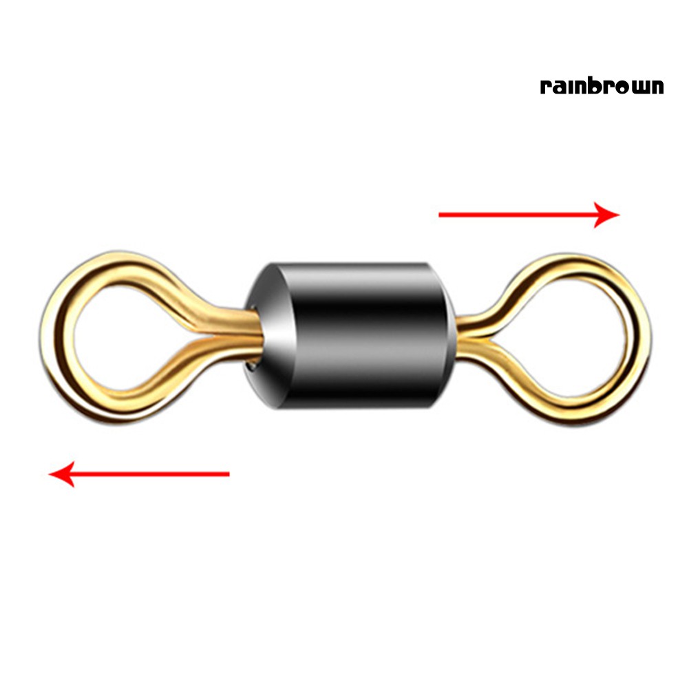 50 Khóa Câu Cá Hình Số 8 Chất Liệu Thép Không Gỉ