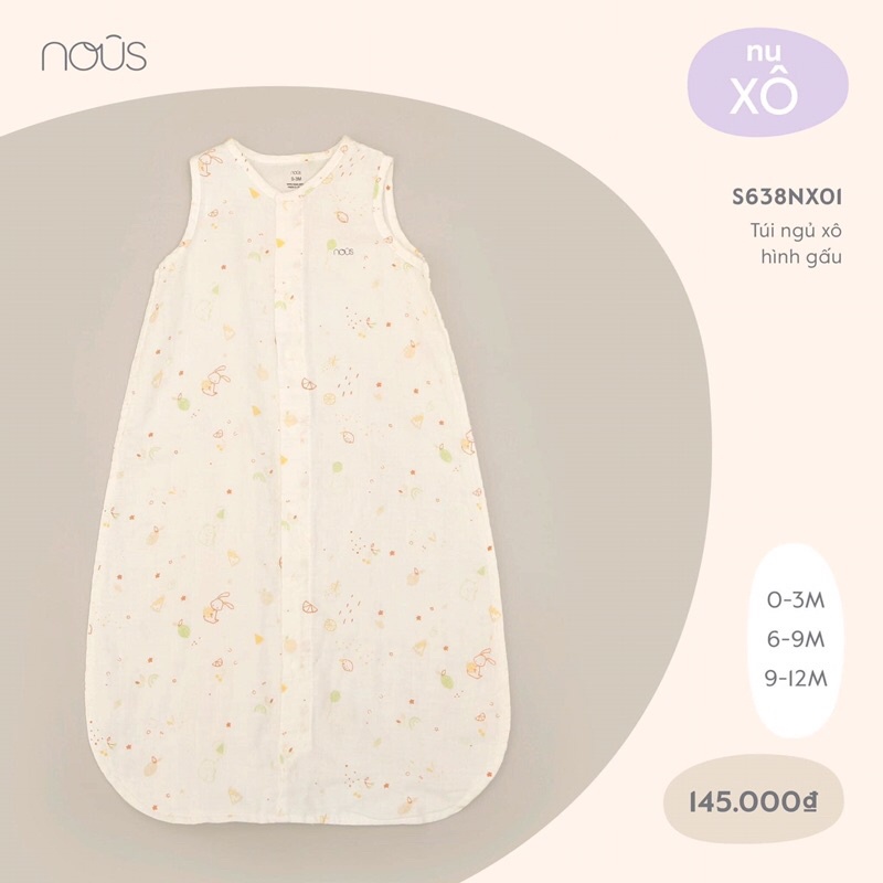 Túi ngủ Nous chất Xô