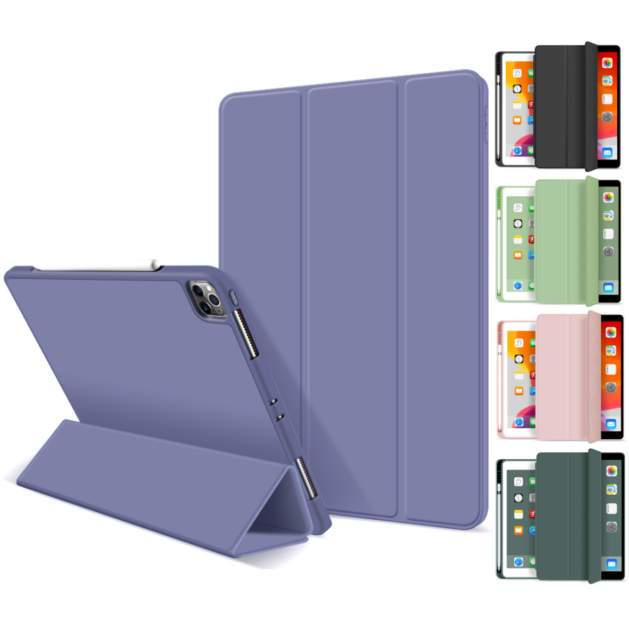 Bao da máy tính bảng có ngăn đựng bút Apple hỗ trợ sạc không dây cho iPad pro 12.9 11 2020 mini 5 iPad 10.2 2019 | BigBuy360 - bigbuy360.vn