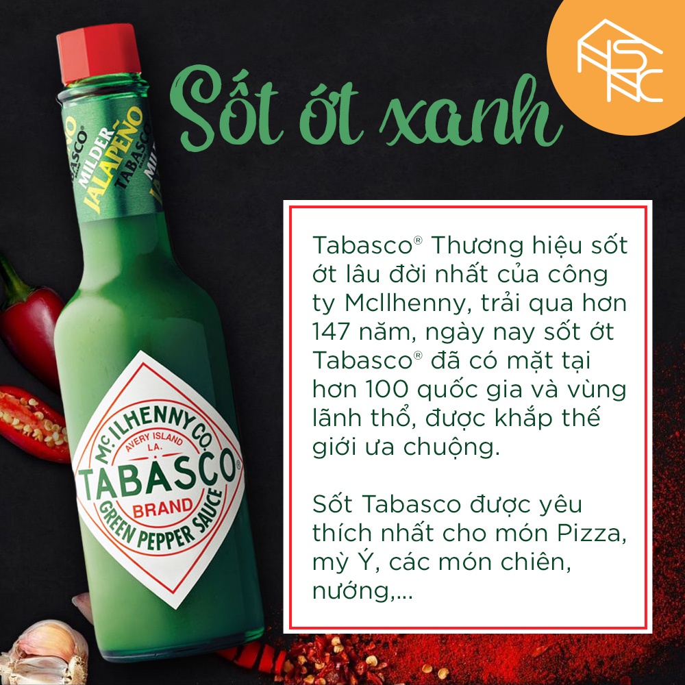 Sốt ớt Tabasco 60ml