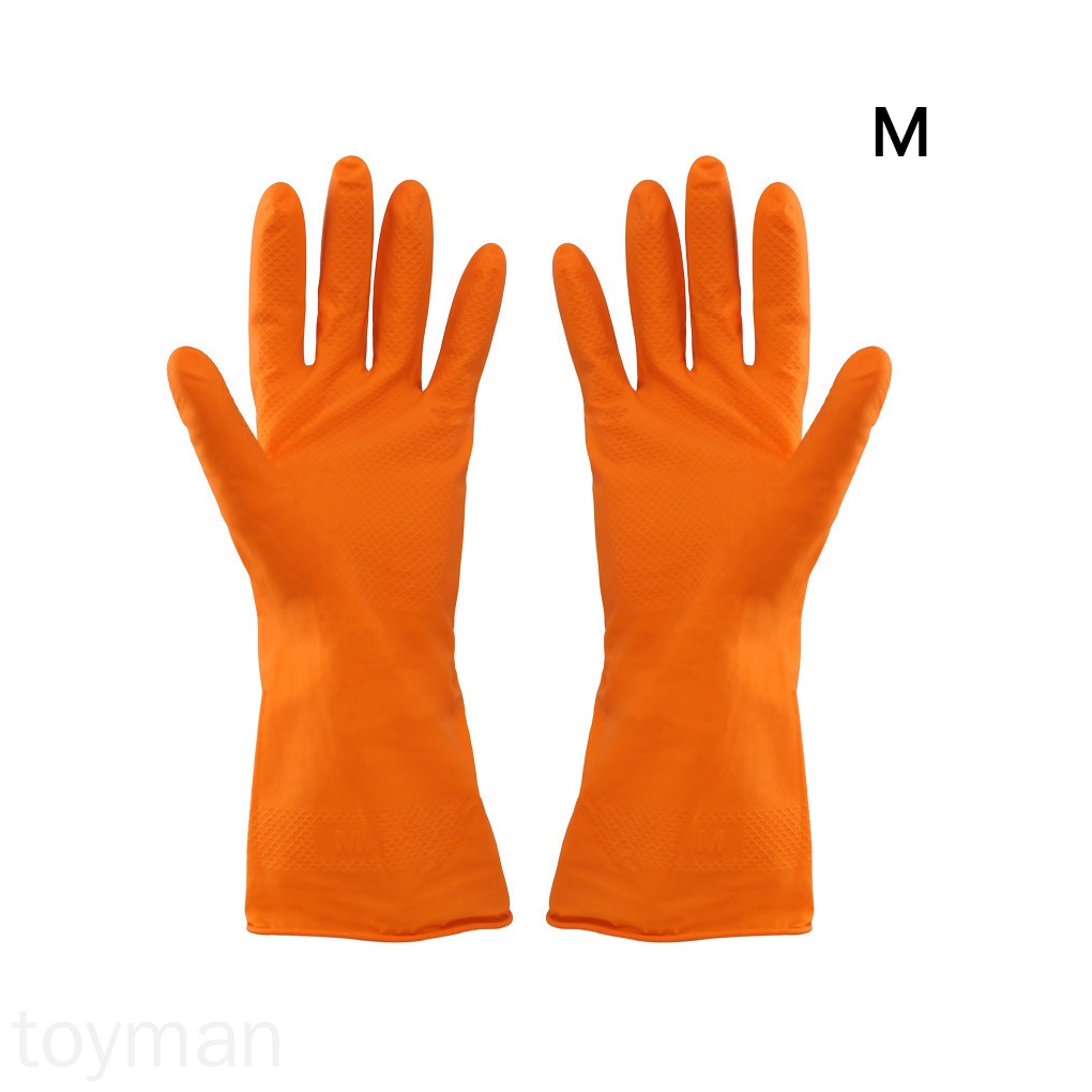 Găng tay cao su latex mỏng chống thấm nước dùng rửa chén/ làm vườn