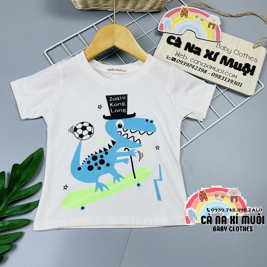 Áo Minky MomFREESHIPHàng Chuẩn Cao Cấp Ngắn Tay Họa Tiết Dể Thương Cho Bé