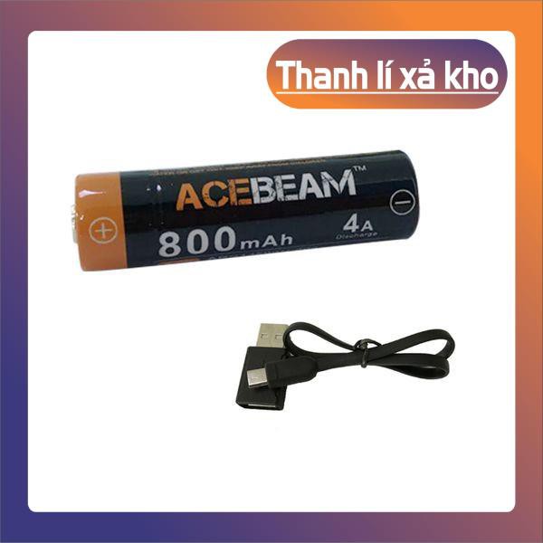 Pin sạc ACEBEAM 14500 có cổng sạc micro usb dung lượng 800mAh siêu bền bỉ